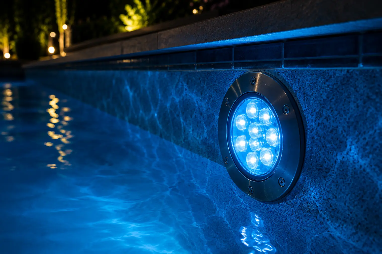 Underwater LED pool light