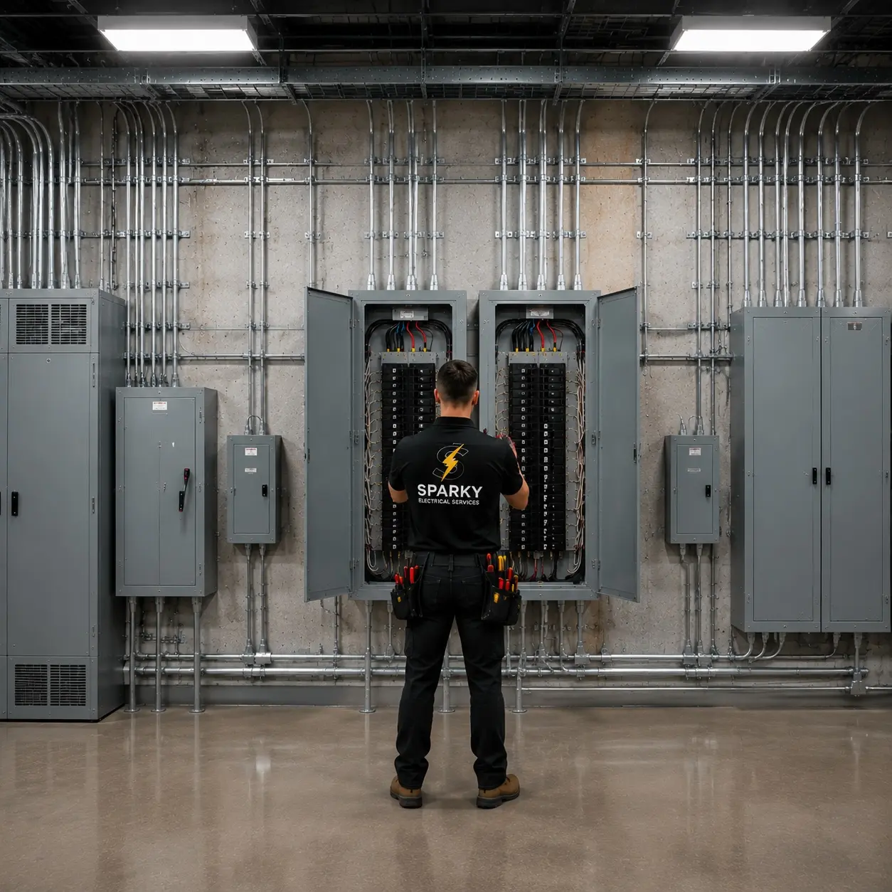 industrial electrician Sparky electrical services